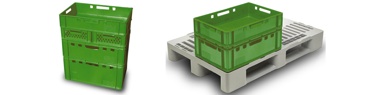 CAJA APILABLE CARNICA 40 L EVOPACK